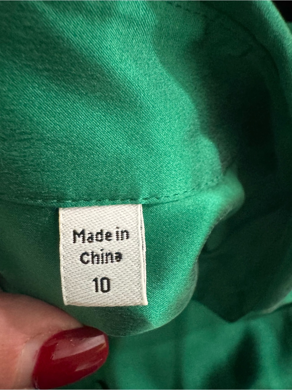 Equipment 100% Silk Emerald Green Slim Button-Up Shirt US10 NWOT - Picture 9 of 13